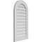 Ekena Millwork Round Top Surface Mount PVC Gable Vent: Non-Functional, w/ 3-1/2"W x 1"P Standard Frame, 20"W x 38"H GVPRT20X3801SN - alternate 4